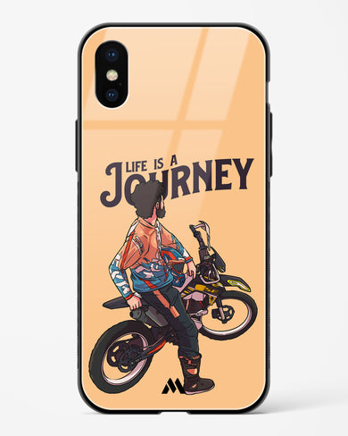 Life is a Journey Glass Case Phone Cover (Apple)