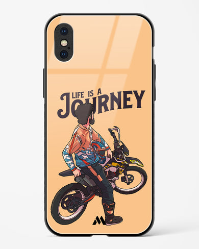 Life is a Journey Glass Case Phone Cover (Apple)