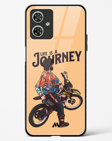 Life is a Journey Glass Case Phone Cover (Motorola)