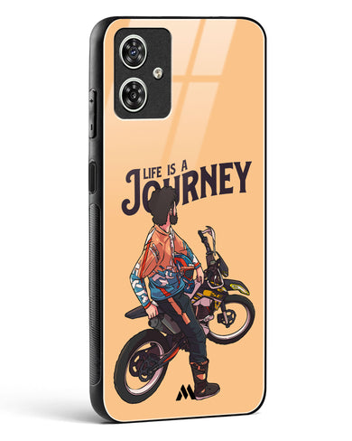 Life is a Journey Glass Case Phone Cover (Motorola)