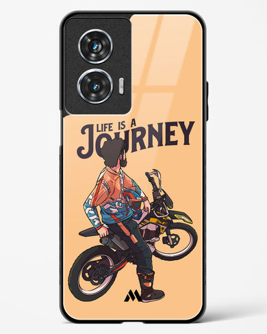 Life is a Journey Glass Case Phone Cover (Motorola)