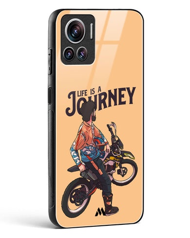 Life is a Journey Glass Case Phone Cover (Motorola)