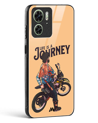Life is a Journey Glass Case Phone Cover (Motorola)