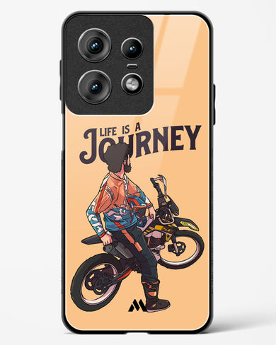 Life is a Journey Glass Case Phone Cover (Motorola)