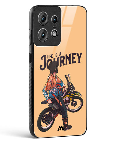Life is a Journey Glass Case Phone Cover (Motorola)