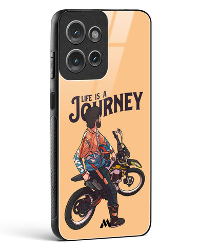 Life is a Journey Glass Case Phone Cover (Motorola)