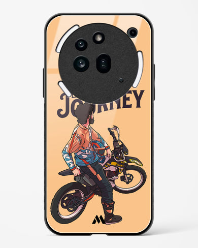 Life is a Journey Glass Case Phone Cover (Nothing)