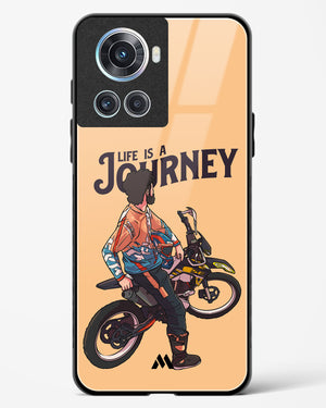 Life is a Journey Glass Case Phone Cover (OnePlus)