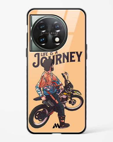 Life is a Journey Glass Case Phone Cover (OnePlus)