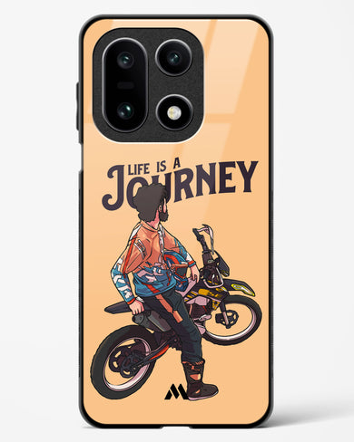 Life is a Journey Glass Case Phone Cover (OnePlus)