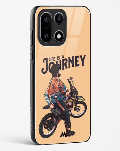 Life is a Journey Glass Case Phone Cover (OnePlus)