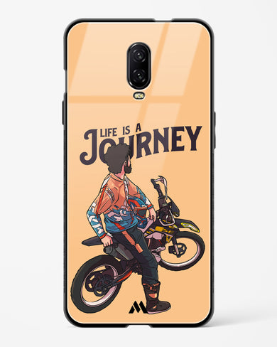 Life is a Journey Glass Case Phone Cover (OnePlus)