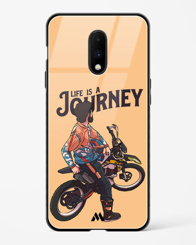 Life is a Journey Glass Case Phone Cover (OnePlus)