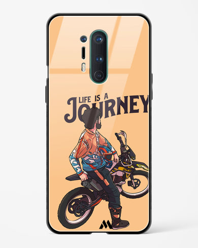 Life is a Journey Glass Case Phone Cover (OnePlus)