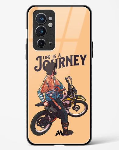 Life is a Journey Glass Case Phone Cover (OnePlus)