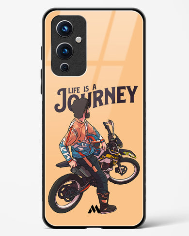 Life is a Journey Glass Case Phone Cover (OnePlus)