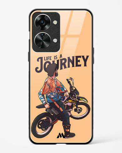 Life is a Journey Glass Case Phone Cover (OnePlus)