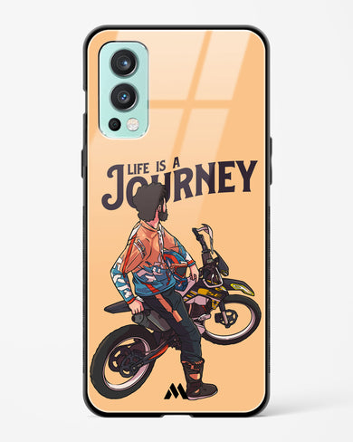 Life is a Journey Glass Case Phone Cover (OnePlus)