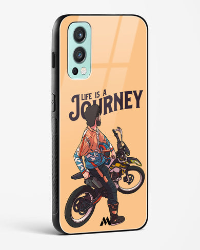 Life is a Journey Glass Case Phone Cover (OnePlus)