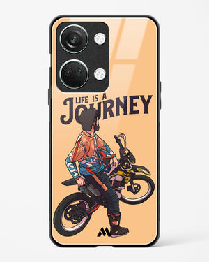 Life is a Journey Glass Case Phone Cover (OnePlus)