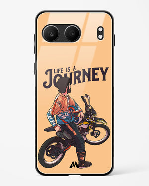 Life is a Journey Glass Case Phone Cover (OnePlus)