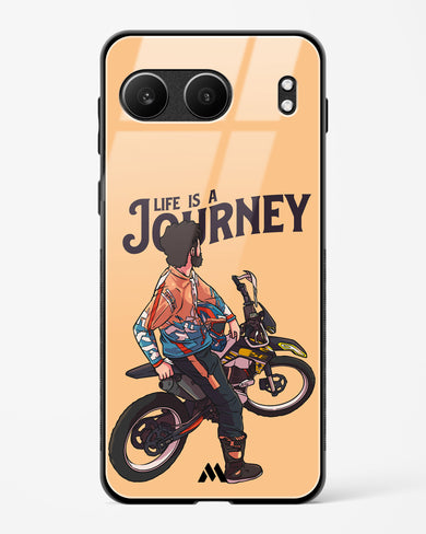 Life is a Journey Glass Case Phone Cover (OnePlus)