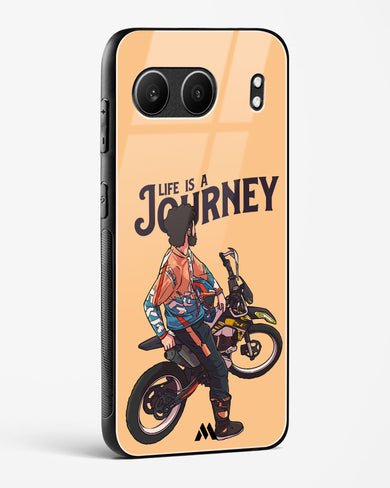Life is a Journey Glass Case Phone Cover (OnePlus)