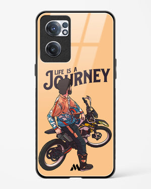 Life is a Journey Glass Case Phone Cover (OnePlus)