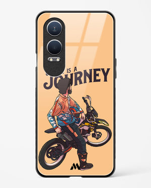 Life is a Journey Glass Case Phone Cover (OnePlus)