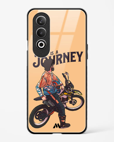 Life is a Journey Glass Case Phone Cover (OnePlus)