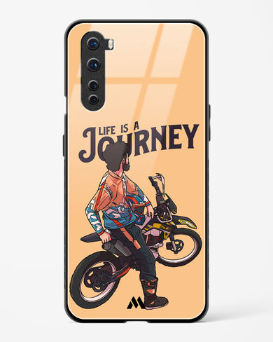 Life is a Journey Glass Case Phone Cover (OnePlus)