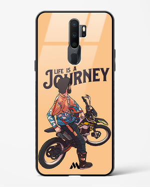 Life is a Journey Glass Case Phone Cover (Oppo)