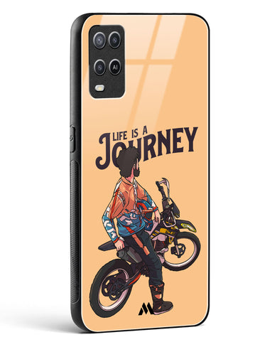 Life is a Journey Glass Case Phone Cover (Oppo)