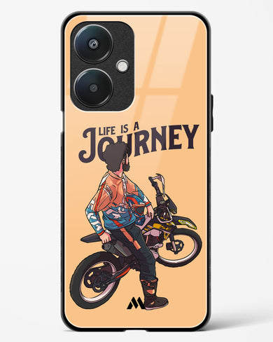 Life is a Journey Glass Case Phone Cover (Oppo)