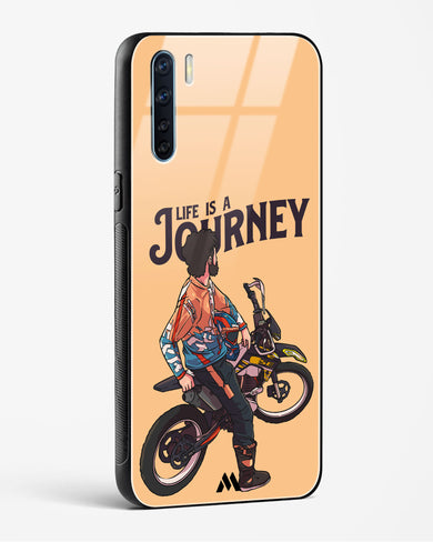 Life is a Journey Glass Case Phone Cover (Oppo)