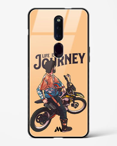 Life is a Journey Glass Case Phone Cover (Oppo)