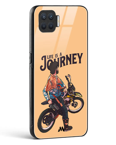 Life is a Journey Glass Case Phone Cover (Oppo)