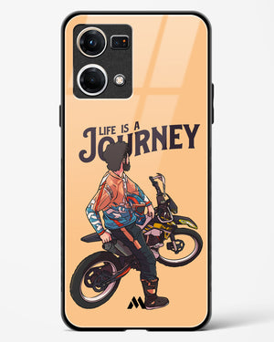 Life is a Journey Glass Case Phone Cover (Oppo)