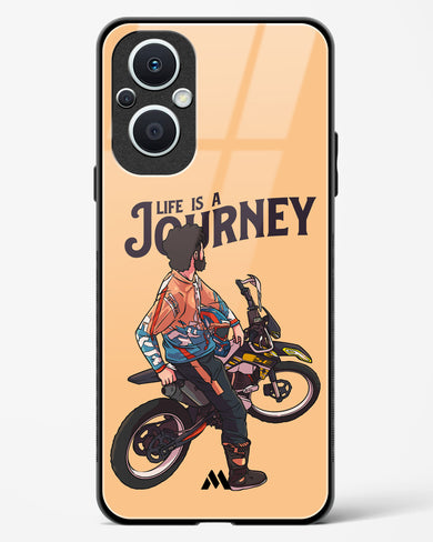 Life is a Journey Glass Case Phone Cover (Oppo)