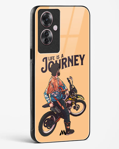 Life is a Journey Glass Case Phone Cover (Oppo)