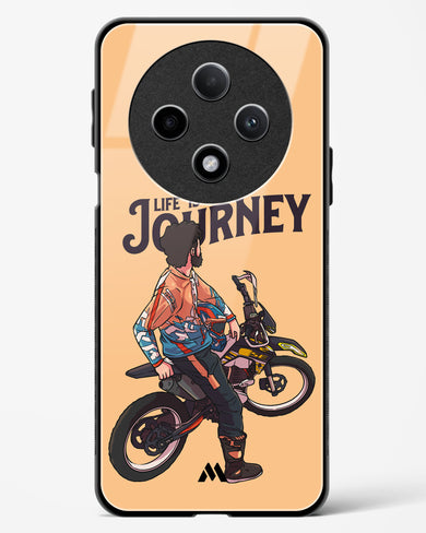 Life is a Journey Glass Case Phone Cover (Oppo)