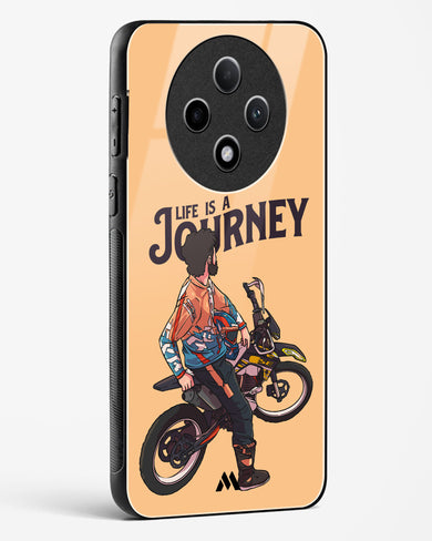 Life is a Journey Glass Case Phone Cover (Oppo)