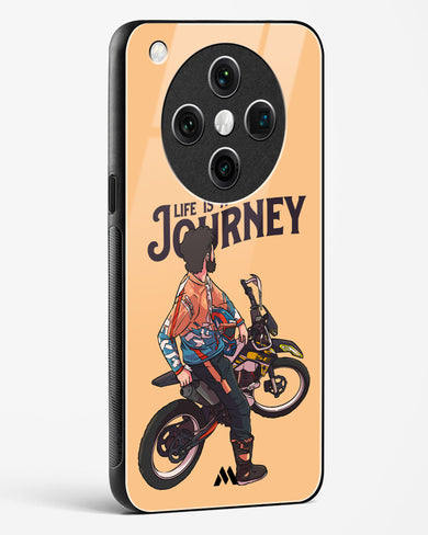 Life is a Journey Glass Case Phone Cover (Oppo)