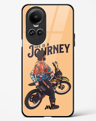 Life is a Journey Glass Case Phone Cover (Oppo)