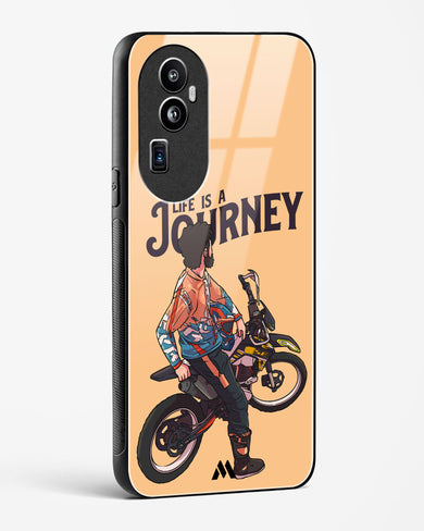 Life is a Journey Glass Case Phone Cover (Oppo)