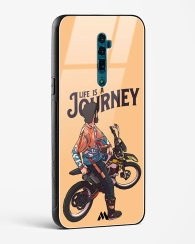 Life is a Journey Glass Case Phone Cover (Oppo)