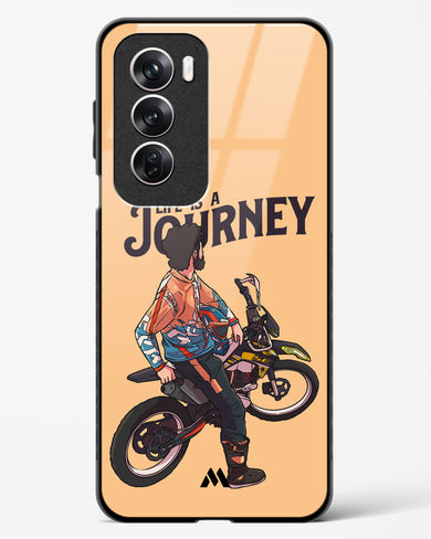 Life is a Journey Glass Case Phone Cover (Oppo)