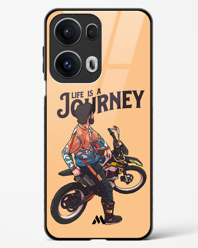 Life is a Journey Glass Case Phone Cover (Oppo)