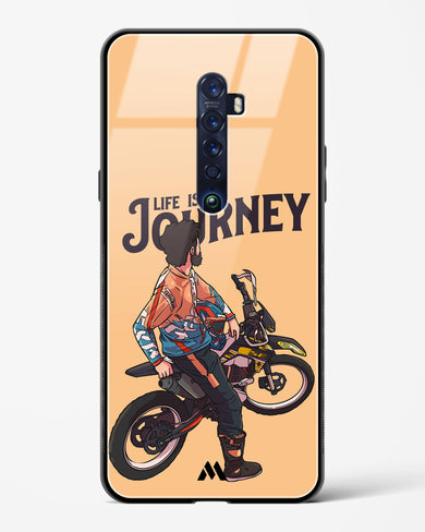 Life is a Journey Glass Case Phone Cover (Oppo)