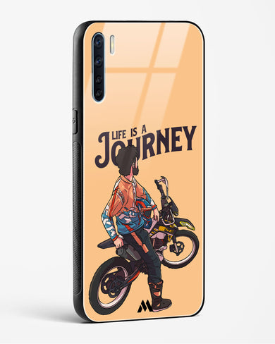 Life is a Journey Glass Case Phone Cover (Oppo)